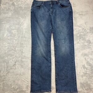 DL1961 Mens 38 Blue Edge Nick Slim Fit Dark Wash Performance Stretch Jeans